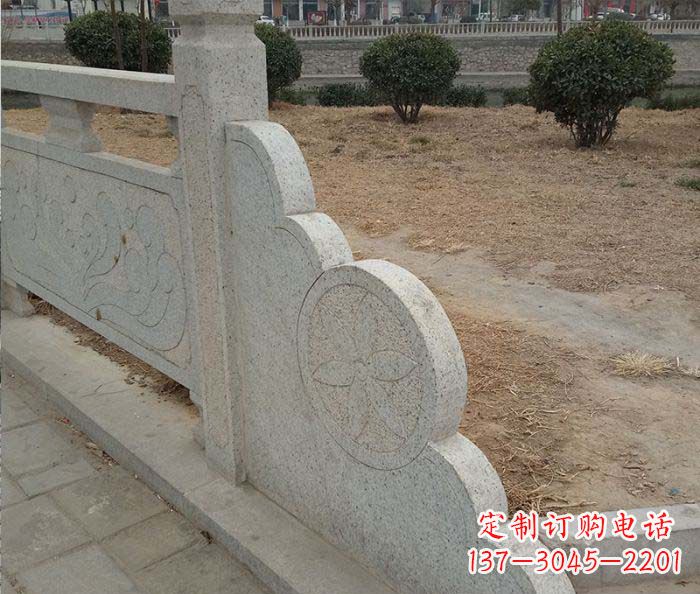 上海精美仿古护城河石雕栏板