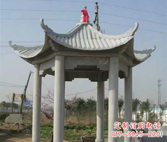 上海典雅的仿古凉亭石雕