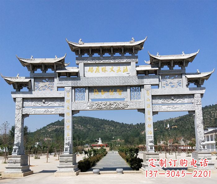 上海特色牌坊石雕