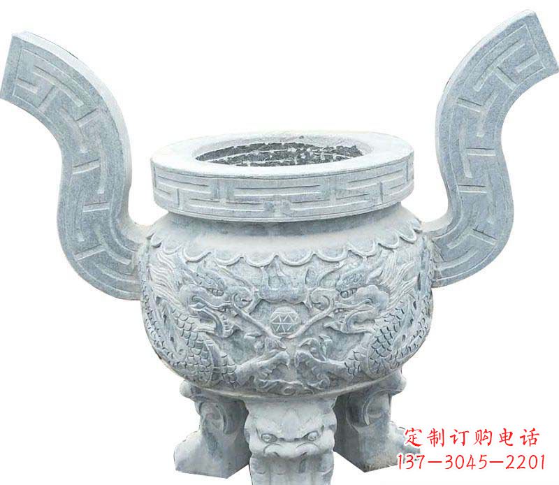 上海精美仿古香炉石雕