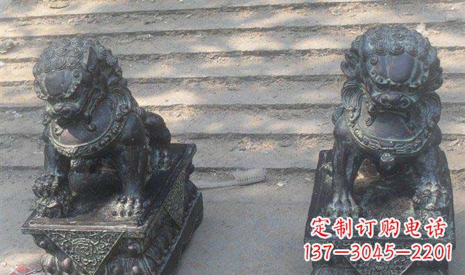 上海仿古狮子铜雕