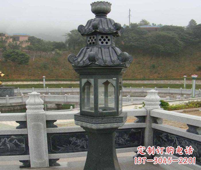 上海仿古石灯雕塑,点亮景观空间