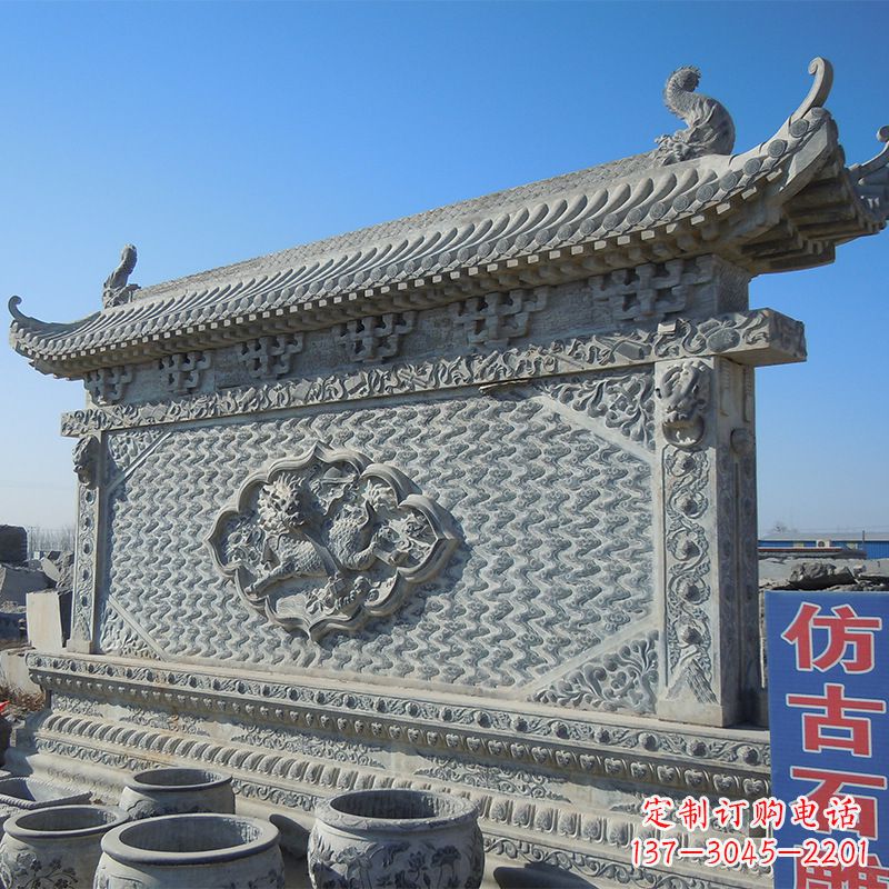 上海影壁石雕--让时光流转
