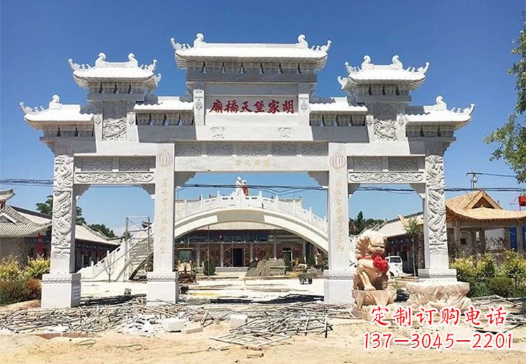 上海仿古石雕牌坊
