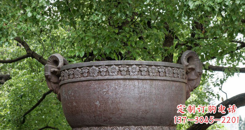上海中领雕塑仿古水缸铜雕