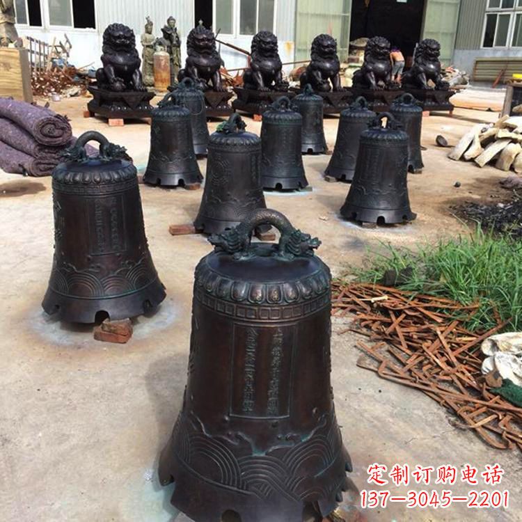 上海手工精美的铜钟雕塑