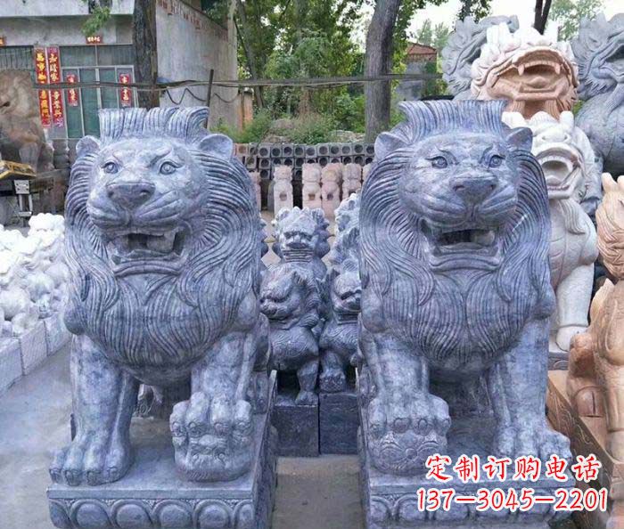 上海仿古西洋欧式石狮子