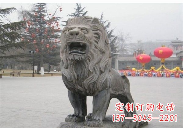 上海仿古西洋狮子石雕