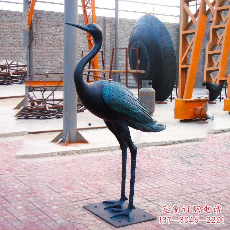 上海仿古仙鹤雕塑