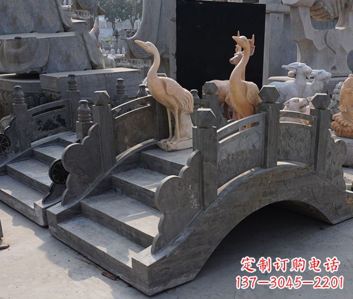 上海精致石制仿古拱桥雕塑