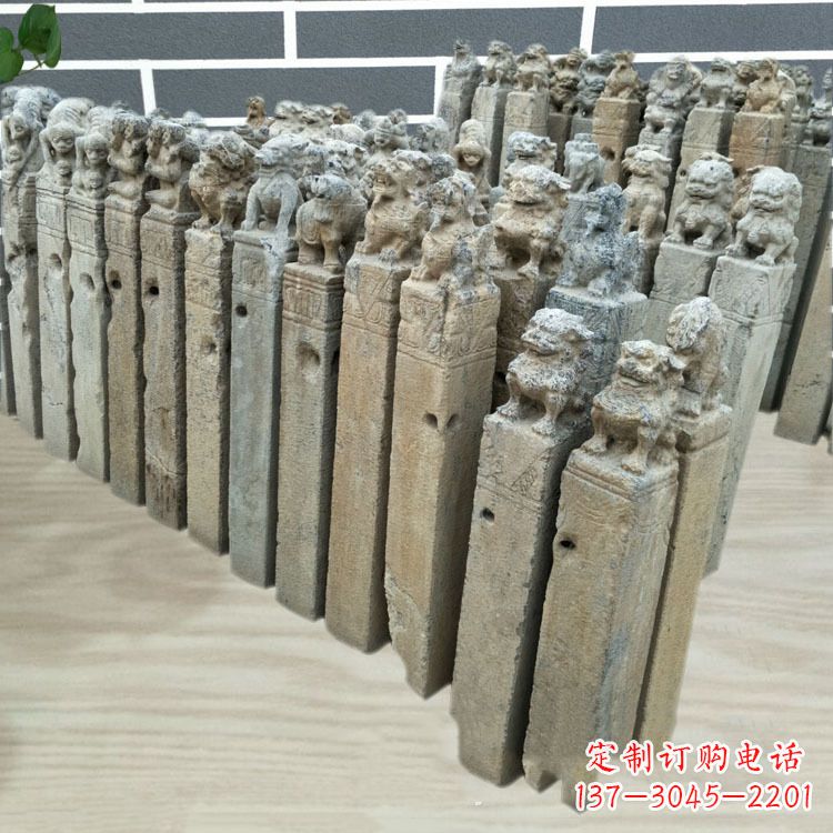 上海仿古做旧拴马柱