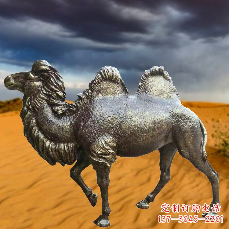 上海仿铜玻璃钢骆驼雕塑