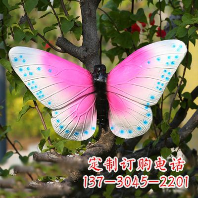 上海粉红蝴蝶塑像——引领你的精灵之旅