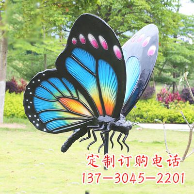 上海蓝蝴蝶雕塑-让你的室内空间焕发生机