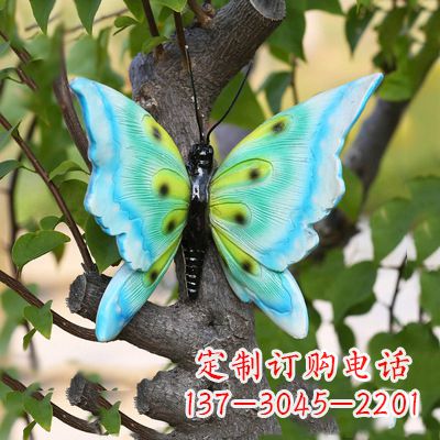 上海蓝色蝴蝶雕塑