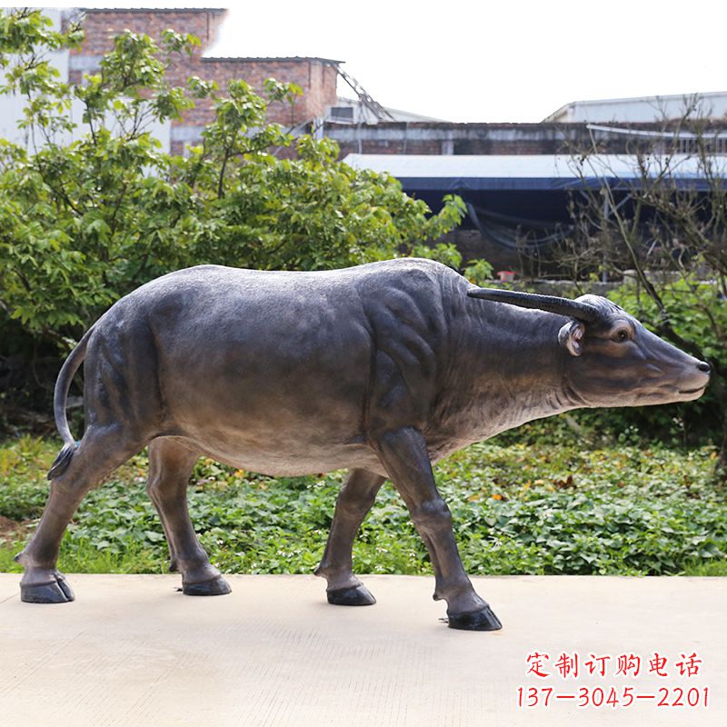 上海高品质仿真水牛雕塑