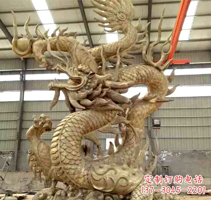 上海精美铜龙雕塑