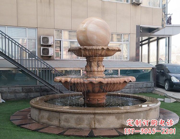 上海独特的风水球石雕