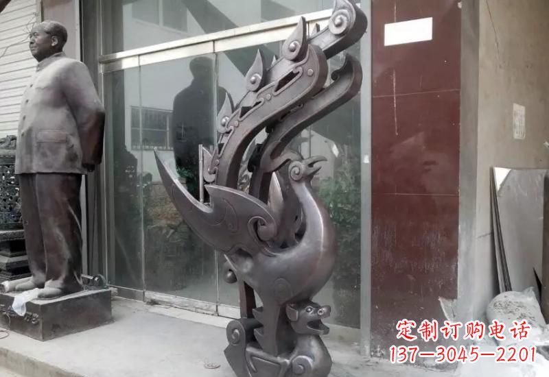 上海凤凰貔貅铜雕