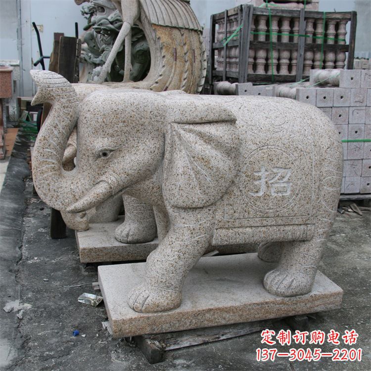 上海唯美大象雕塑