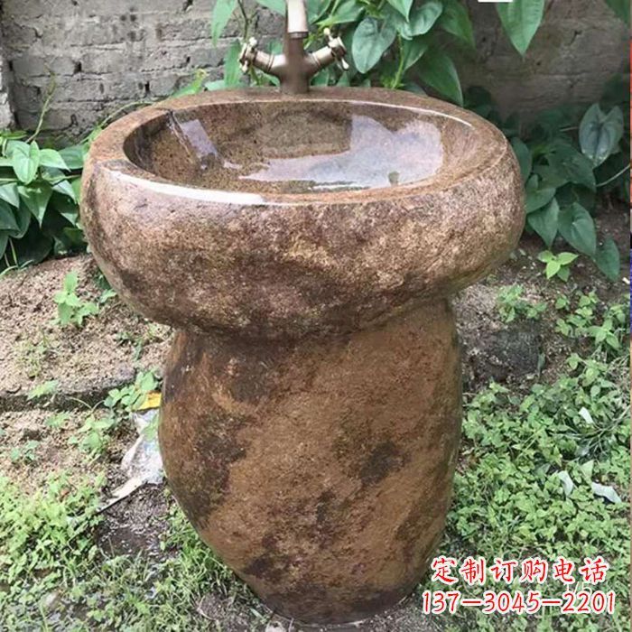 上海精美手雕石花盆,传承古典品位
