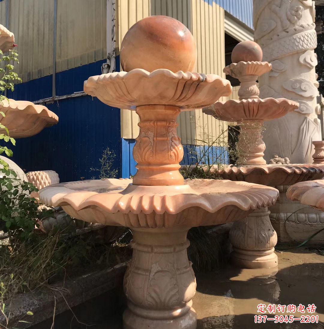 上海各类石雕风水球