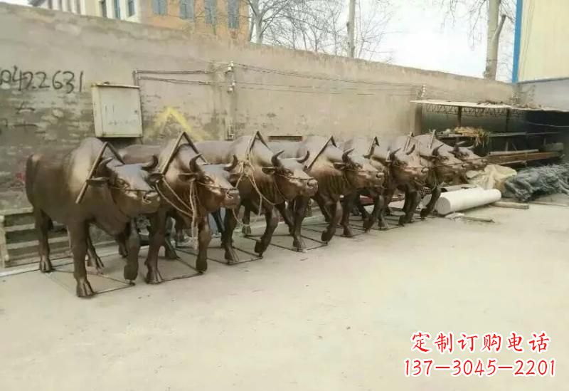 上海耕牛雕塑