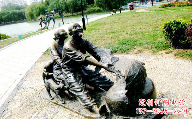 上海新颖可爱的铜雕萝卜小品