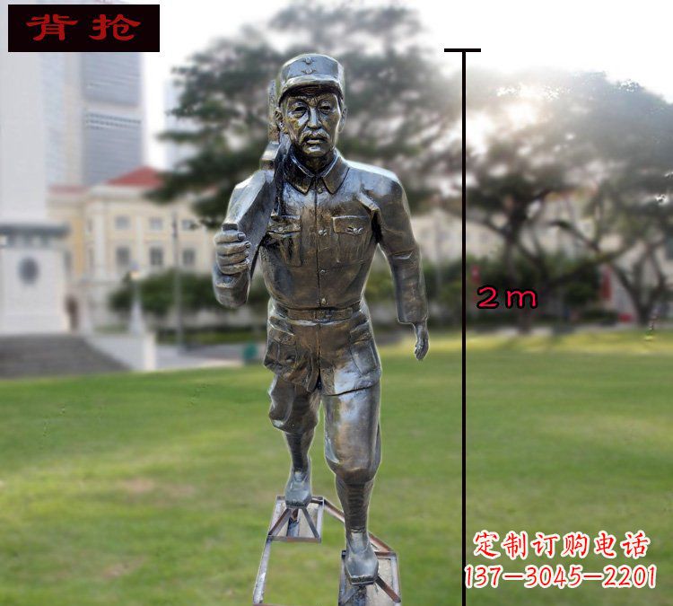 上海中领雕塑英勇勇士铜雕