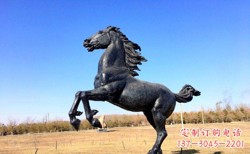上海精美铜雕奔马动物雕塑