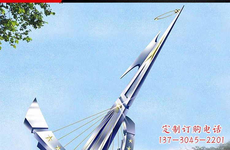 上海古典高雅不锈钢帆船雕塑