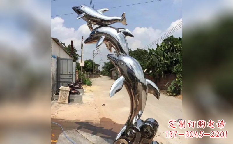 上海产品名称优雅海豚雕塑