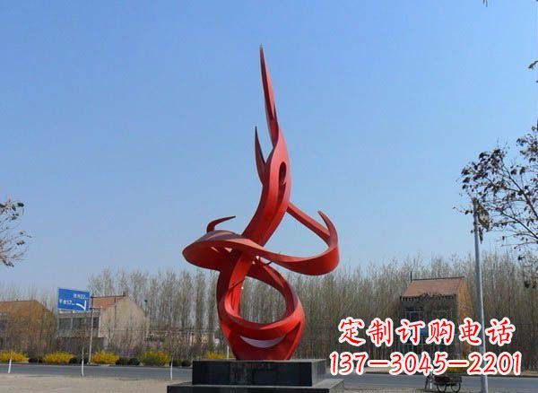 上海公园不锈钢火苗景观雕塑