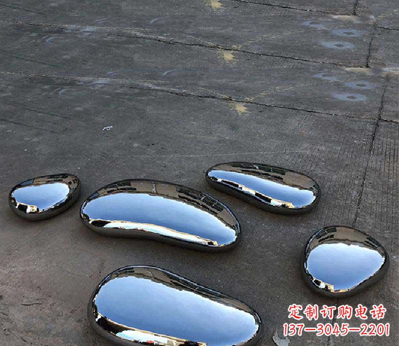 上海不锈钢水滴景观雕塑美轮美奂,营造自然灵动