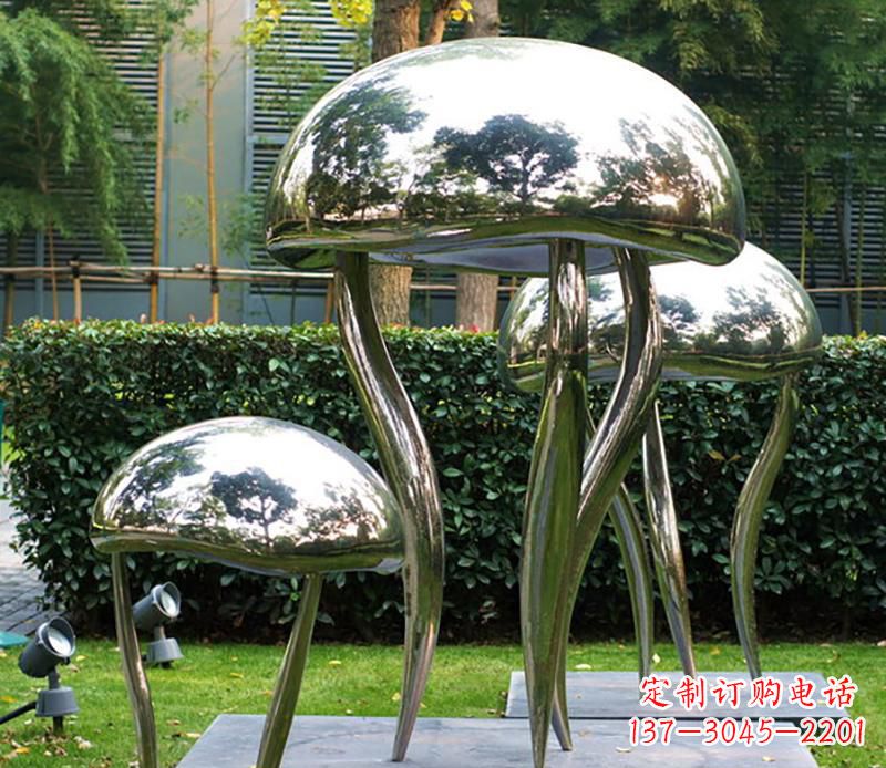 上海艺术水母不锈钢雕塑