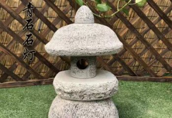 上海精美仿古石灯公园照明灯石雕