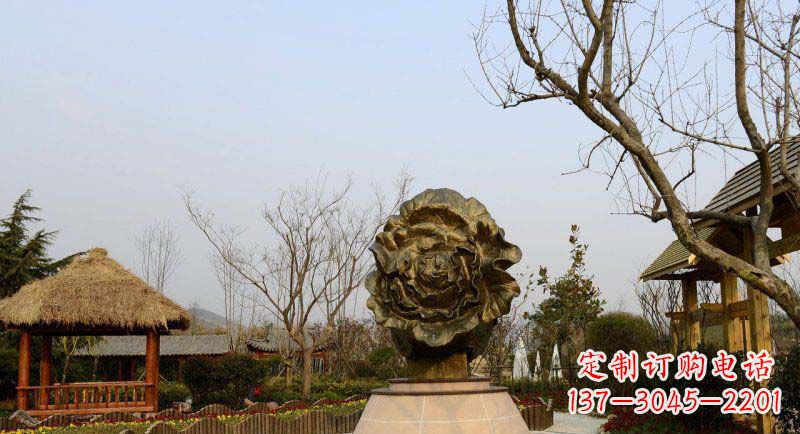 上海公园大白菜景观铜雕