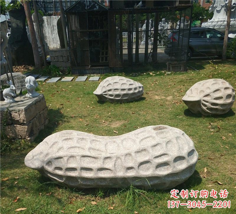上海精美大理石花生雕塑