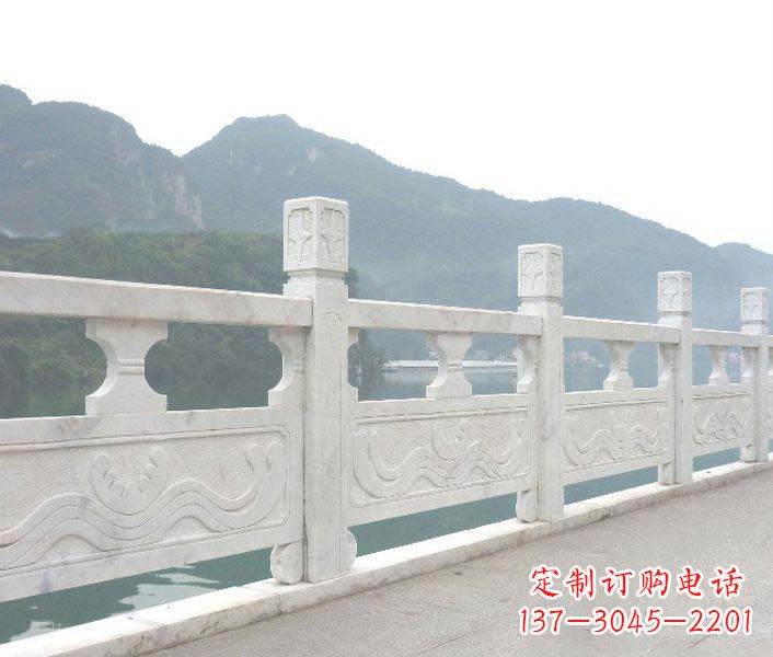 上海高品质公园大理石栏板景观石雕