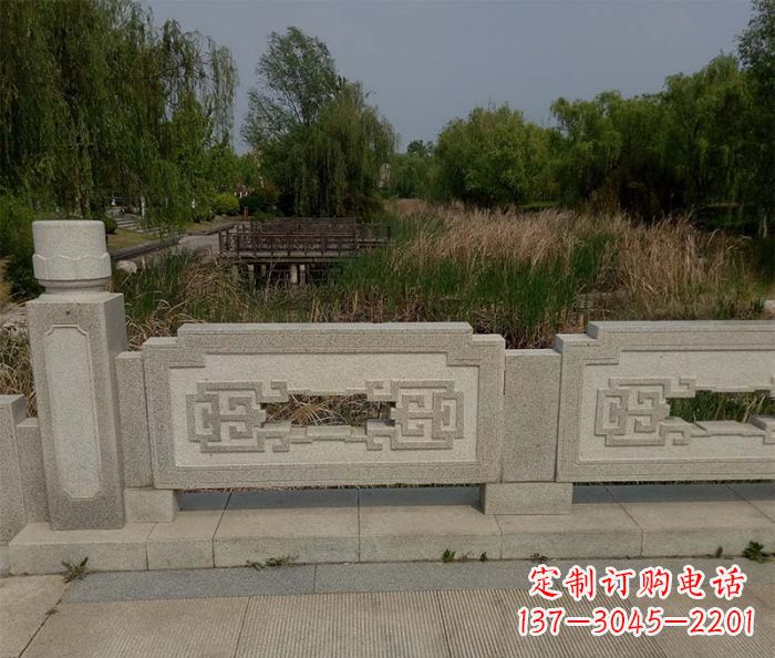 上海优雅大气的公园栏板雕塑