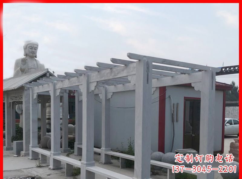 上海 专业定制公园大理石石雕长廊
