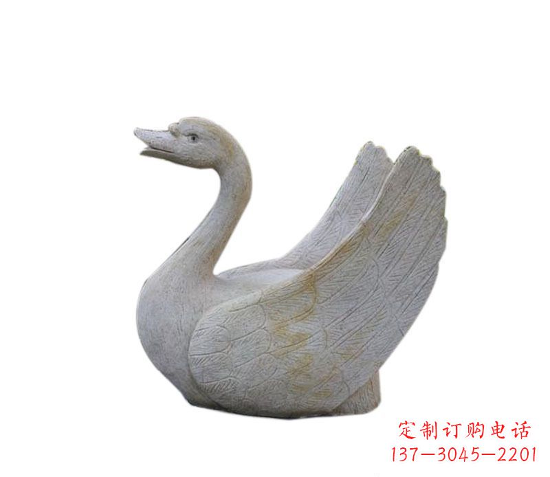 上海中领雕塑 | 天鹅石雕景观喷泉