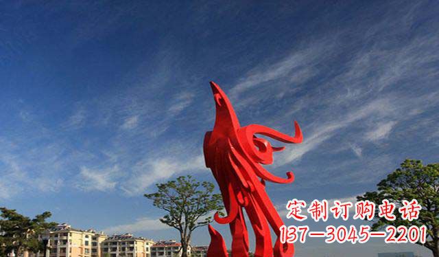上海精美不锈钢凤凰雕塑