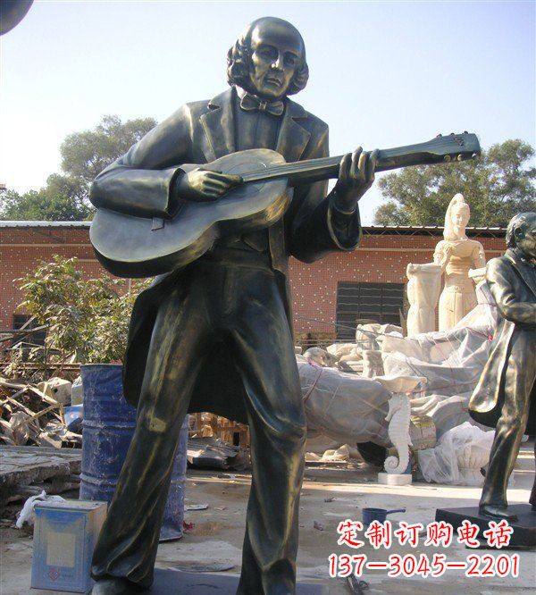 上海高端精致吉他雕塑