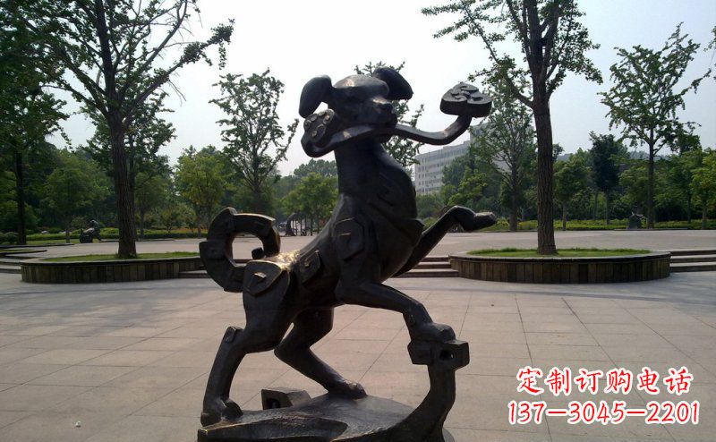 上海中领雕塑狗动物铜雕