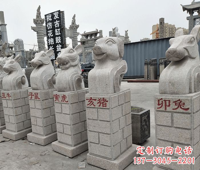 上海动物石雕,精美而精致
