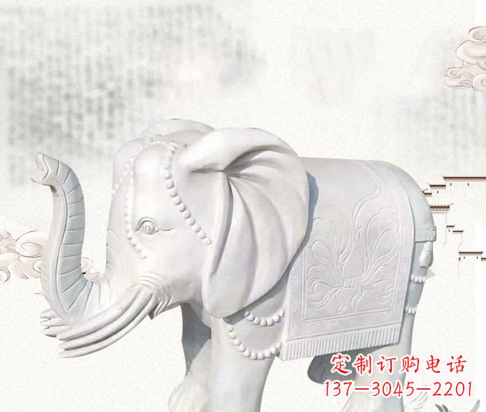 上海大象雕塑——十分优雅的艺术品