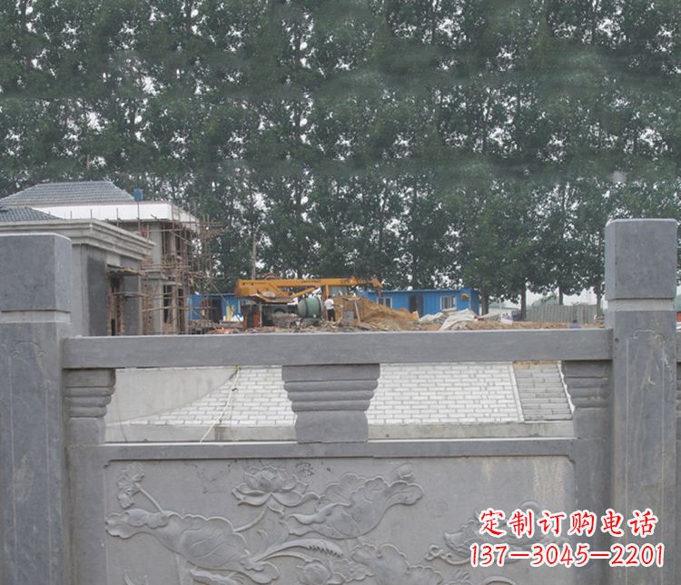上海独特的仿古公园石栏板雕塑