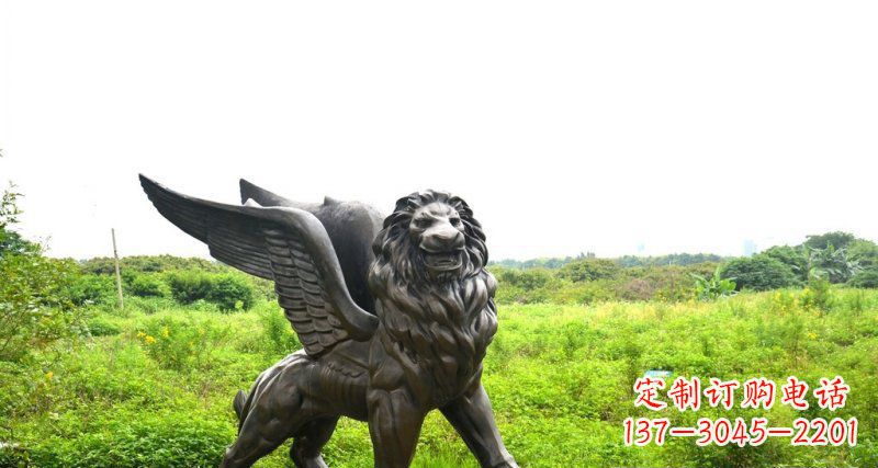 上海中领雕塑精美的动物铜雕