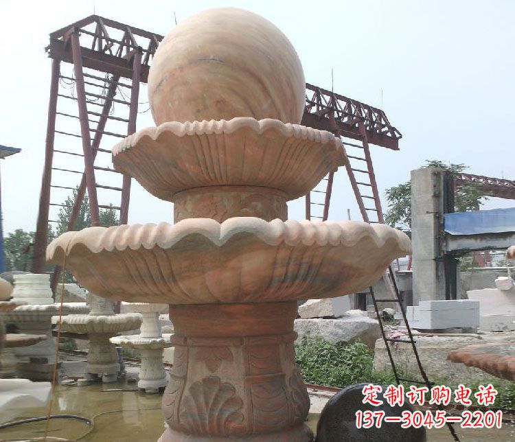 上海绚丽多彩的风水球雕塑
